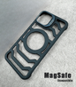 Bezel Less Carbon Fiber Magnetic Bracket Case for iPhone 15 Pro