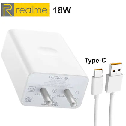 Realme Charger 18W Adapter with Type-C Cable